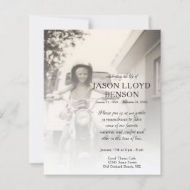 linker zijfoto-herdenkingskaart