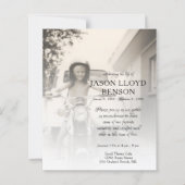 linker zijfoto-herdenkingskaart (Voorkant)