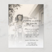 linker zijfoto-herdenkingskaart (Voorkant)