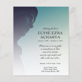 linker zijfoto-herdenkingskaart