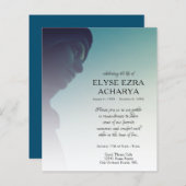 linker zijfoto-herdenkingskaart (Voorkant / Achterkant)