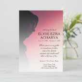 linker zijfoto-herdenkingskaart programmakaart (Staand voorkant)