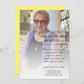 linker zijfoto-herdenkingskaart programmakaart (Voorkant / Achterkant)