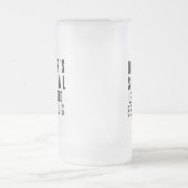 Linkerbediend Novelty Gift Funny Matglas Bierpul (Center)