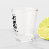 Linkerbediend Novelty Gift Funny Shot Glas (Rechts)