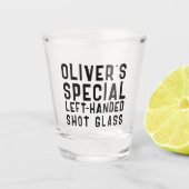 Linkerbediend Novelty Gift Funny Shot Glas (Voorkant)