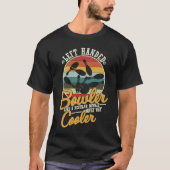 Linkerbediende Bowler als een gewone Bowler. T-shirt (Voorkant)