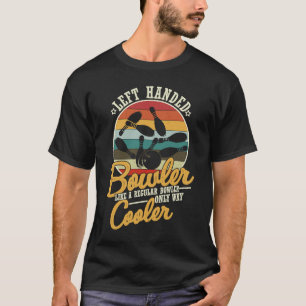 Linkerbediende Bowler als een gewone Bowler. T-shirt