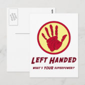 Linkerbediende Super Power Briefkaart (Voorkant / Achterkant)