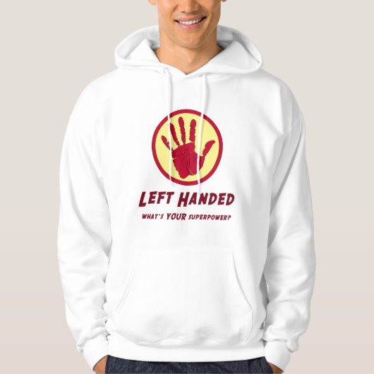 Linkerbediende Super Power Hoodie (Voorkant)