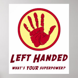 Linkerbediende Super Power Poster
