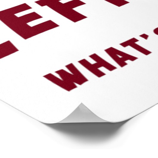 Linkerbediende Super Power Poster (Hoek)