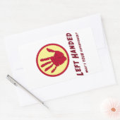 Linkerbediende Super Power Rechthoekige Sticker (Envelop)