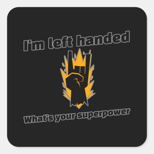 Linkerbijkwadraten sticker (Voorkant)