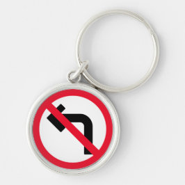 Linkerbocht verboden | Premium-Sleutelhanger Sleutelhanger