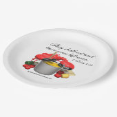 Linkerboven 2 Kings 4:43 Papieren Bordje (Gekanteld)