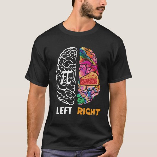LinkerBrain rechterhersenhelft T-shirt (Voorkant)