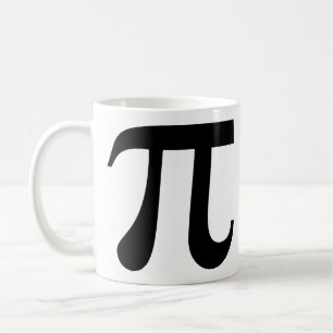 Linkergrijs symbool voor Giant "Pi" Koffiemok