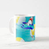 linkerhaai koffiemok (Voorkant links)
