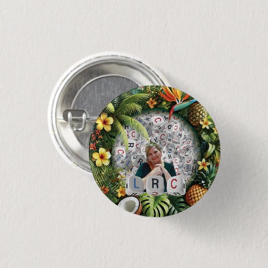 LINKERHAANCENTRUM RONDE BUTTON 3,2 CM (Voorkant /achterkant)