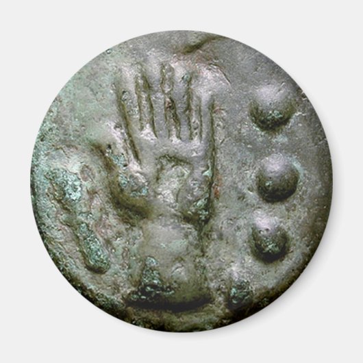 Linkerhand Aes Grave Quadrans Magneet (Voorkant)
