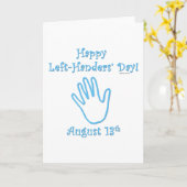 Linkerhand dag kaart (Gele Bloem)