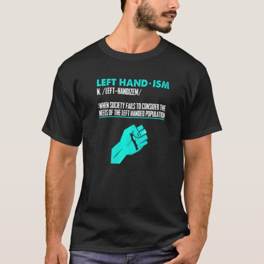 Linkerhand definitie linker linker linker handje t-shirt (Voorkant)