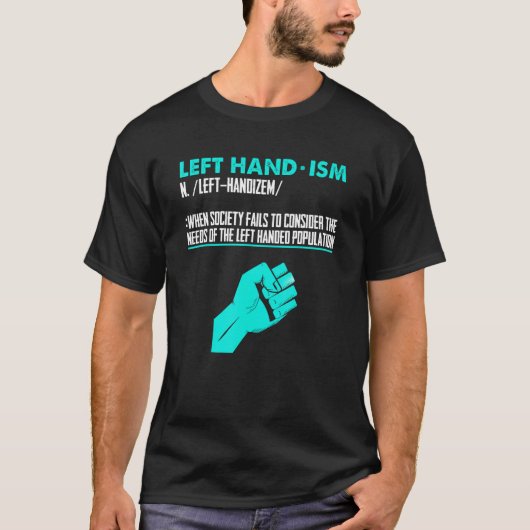 Linkerhand definitie linker linker linker handje t-shirt (Voorkant)