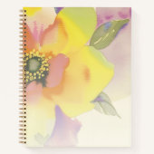 Linkerhand Waterverf Bloemenspiraal Notitieboek (Voorkant)