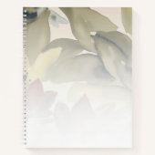 Linkerhand Waterverf botanische spiraal Notitieboek (Voorkant)