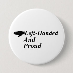 Linkerhandbediende en roude Button