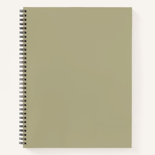 Linkerhandbediende Groene en Zwarte Gepersonalisee Notitieboek (Voorkant)