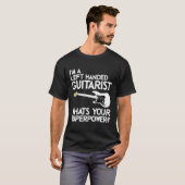 Linkerhandbediende Guitaris Lefty Guitar Player Re T-shirt (Voorkant volledig)
