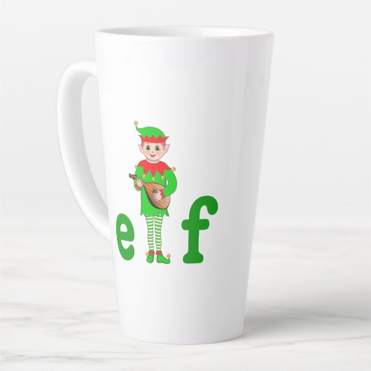 Linkerhandbediende Musical Elf Latte Mok (Linkerhoek)