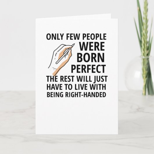 Linkerhandbediende Persoon Gifts Proud Lefty Linke Kaart (Voorkant)