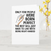 Linkerhandbediende Persoon Gifts Proud Lefty Linke Kaart (Gele Bloem)