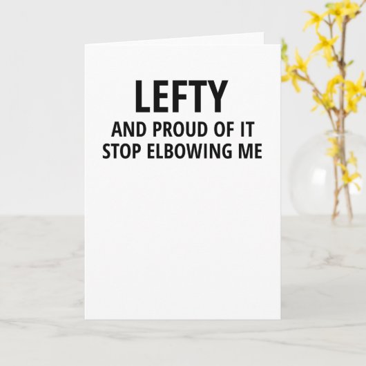 Linkerhandgeschenken | Linkerlinkse lafheid links  Kaart (Gele Bloem)