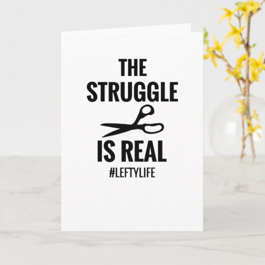 Linkerhandgeschenken | Linkerlinkse lafheid links Kaart (Gele Bloem)