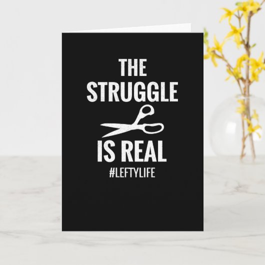 Linkerhandgeschenken | Linkerlinkse lafheid links Kaart (Gele Bloem)