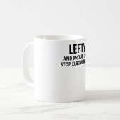 Linkerhandgeschenken | Linkerlinkse lafheid links Koffiemok (Voorkant links)