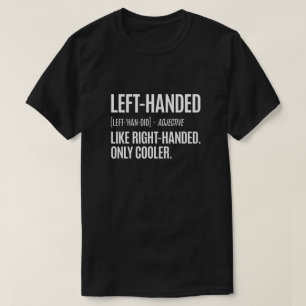 Linkerhandmatige definitie t-shirt