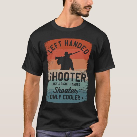Linkerhandschoen zoals een rechtse handgreep t-shirt (Voorkant)
