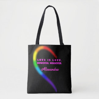 Linkerhelft van een bijpassend koppel trots hart a tote bag