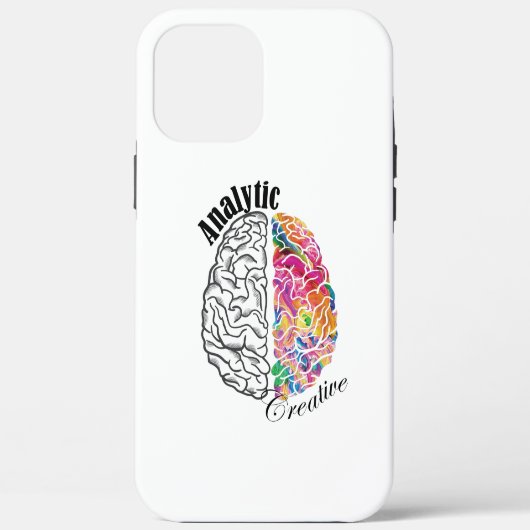 Linkerhersenhelft rechter-hersenanalyse creatief b Case-Mate iPhone case (Achterkant)
