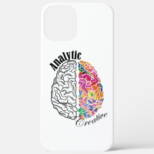 Linkerhersenhelft rechter-hersenanalyse creatief b Case-Mate iPhone case (Achterkant)