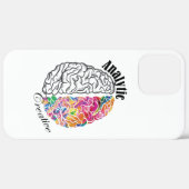 Linkerhersenhelft rechter-hersenanalyse creatief b Case-Mate iPhone case (Achterkant / Rechts)