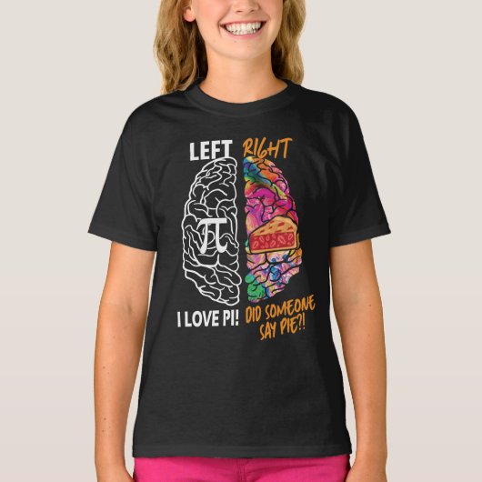 Linkerhersenhelft rechterhersenhelft t-shirt (Voorkant)