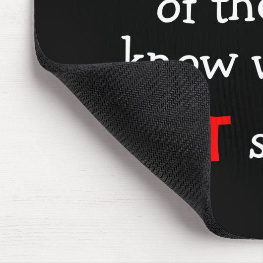 Linkerhersenvlucht Mousepad Muismat (Hoek)