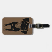 LINKERMIN Bagagelabel (Voorkant horizontaal)