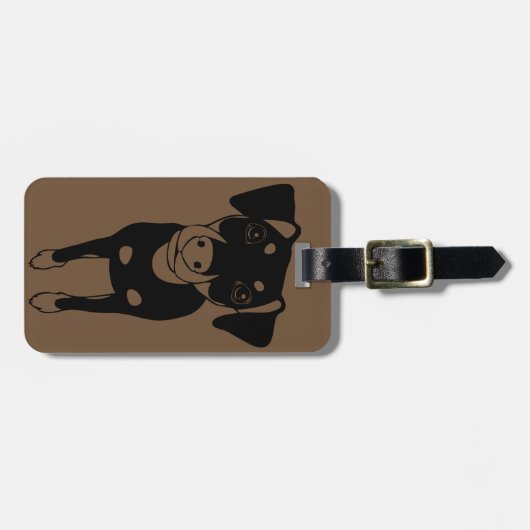 LINKERMIN Bagagelabel (Voorkant horizontaal)